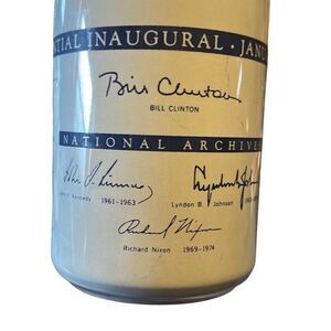 Bill Clinton and girl coffee mug, collectible, edition